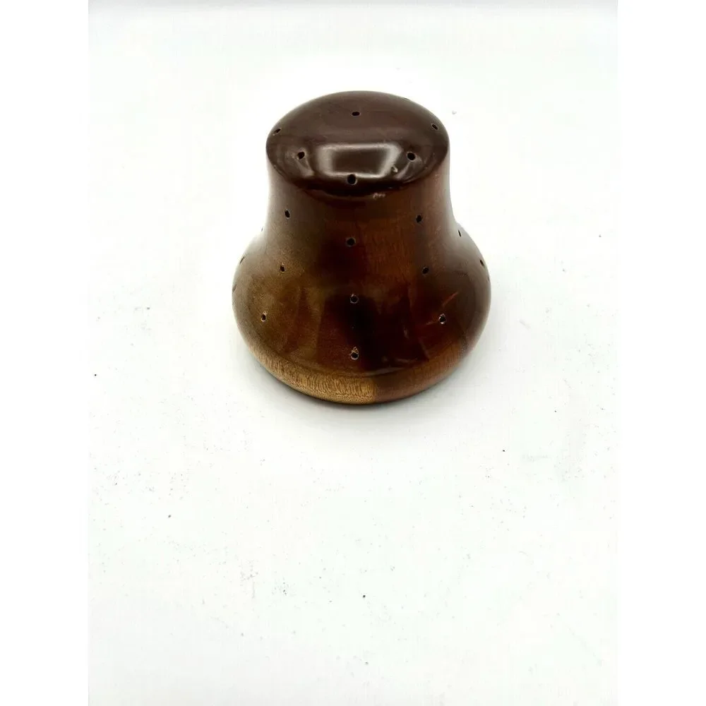 Vintage Myrtle Wood Toothpick Holder Handicraft by Ralph‎ A Bailey &Co